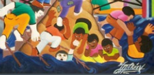 People being rescued from the water