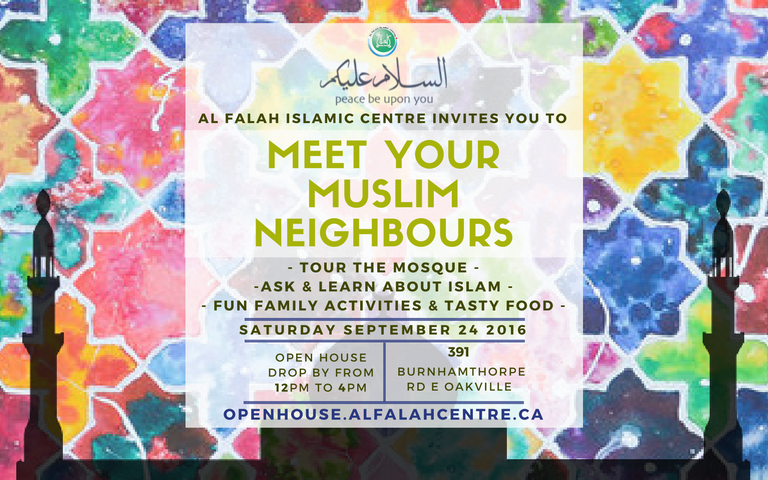 Fatah Islamic Centre Open House Poster