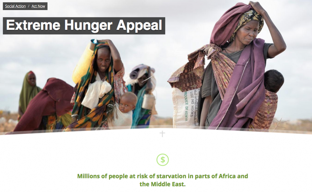 Starving African mothers and babi