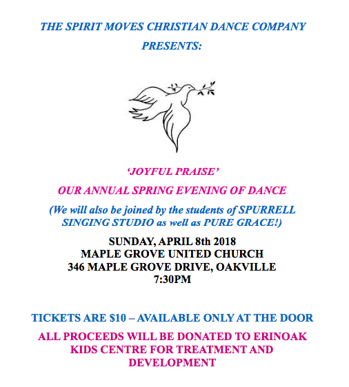 Spirit Moves Dance Concert