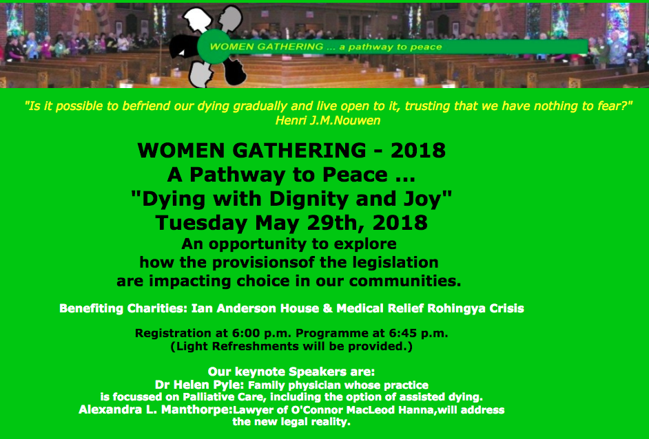 Women Gathering - Dying with Dignity