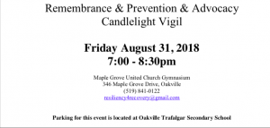 Candlelight Vigil for Overdose Awareness